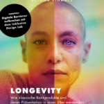 Cover des Digital-Magazins Goldilocks zum Thema Longevity zeigt Frau